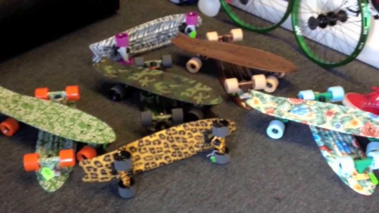 PENNY BOARDS AND COMPETING COMPANIES : MAYHEM GLOBE ETC (plastic skateboards)