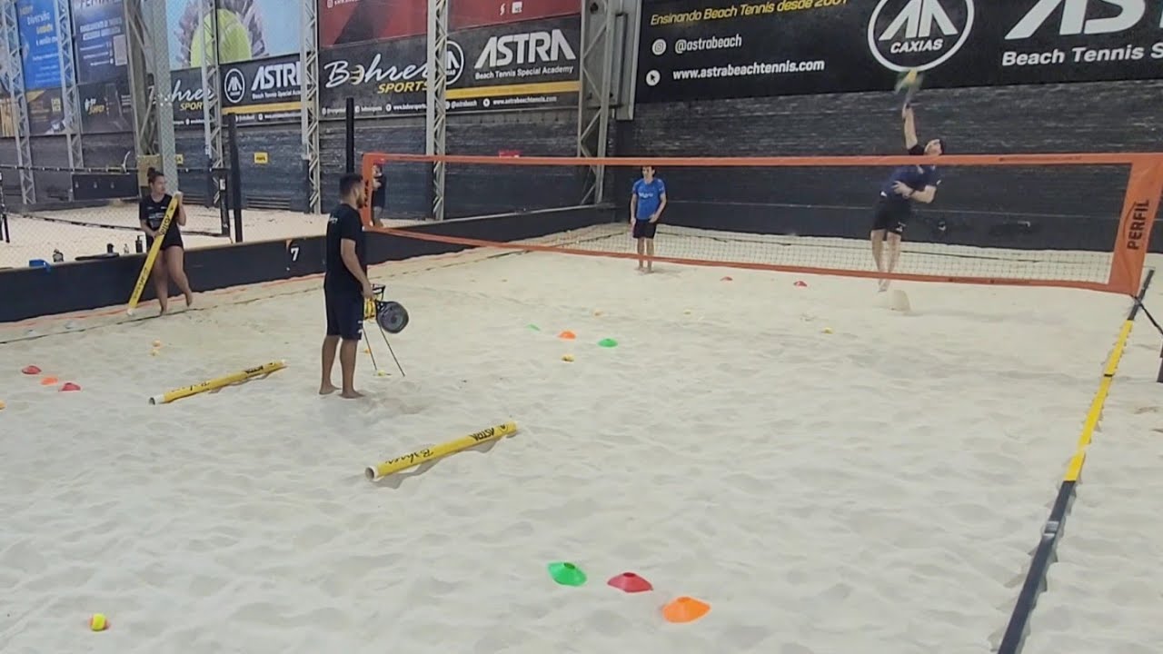 Treino - Metodologia ASTRA - Beach Tennis - Professor Marcelo Rodrigues