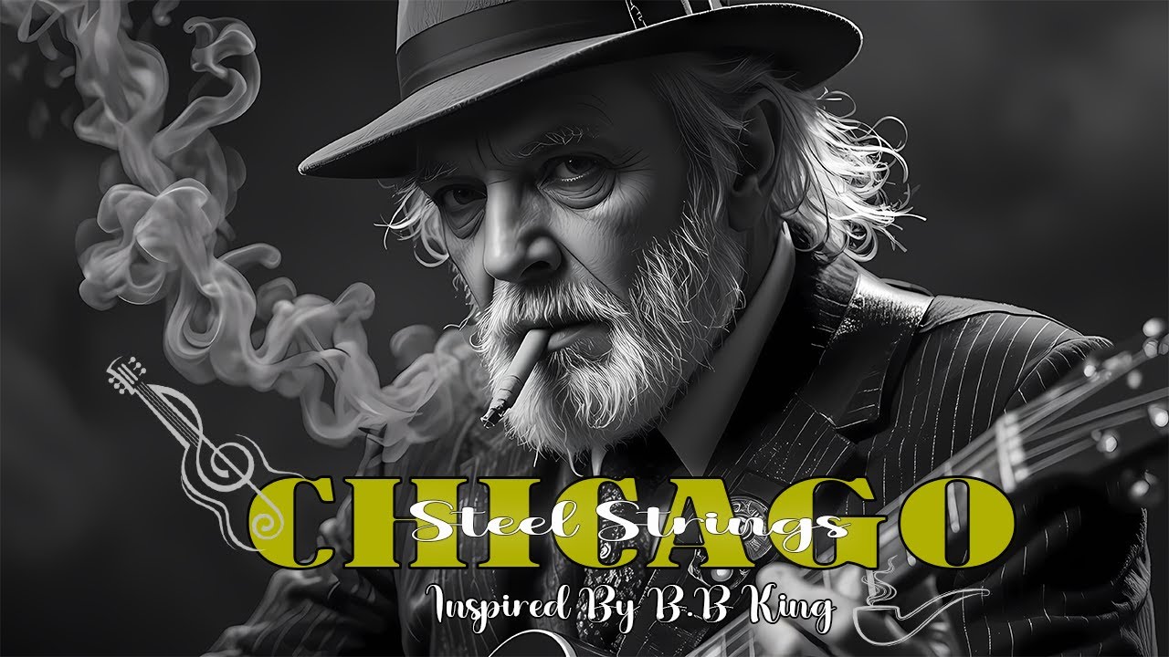Whiskey & Smoke Chicago Blues – Slow Steel Guitar at Midnight | Steel Strings Chicago