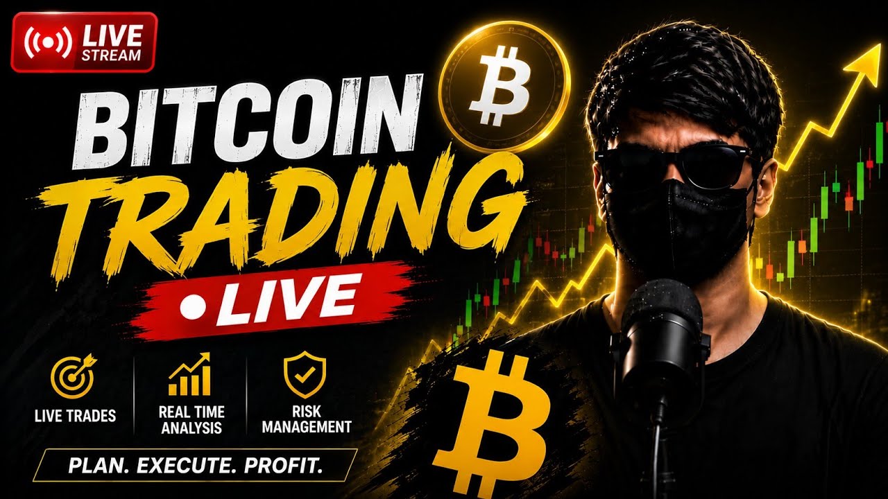 🔴 LIVE TRADING IN BITCOIN 🪙✅ ( DEMO TRADING )