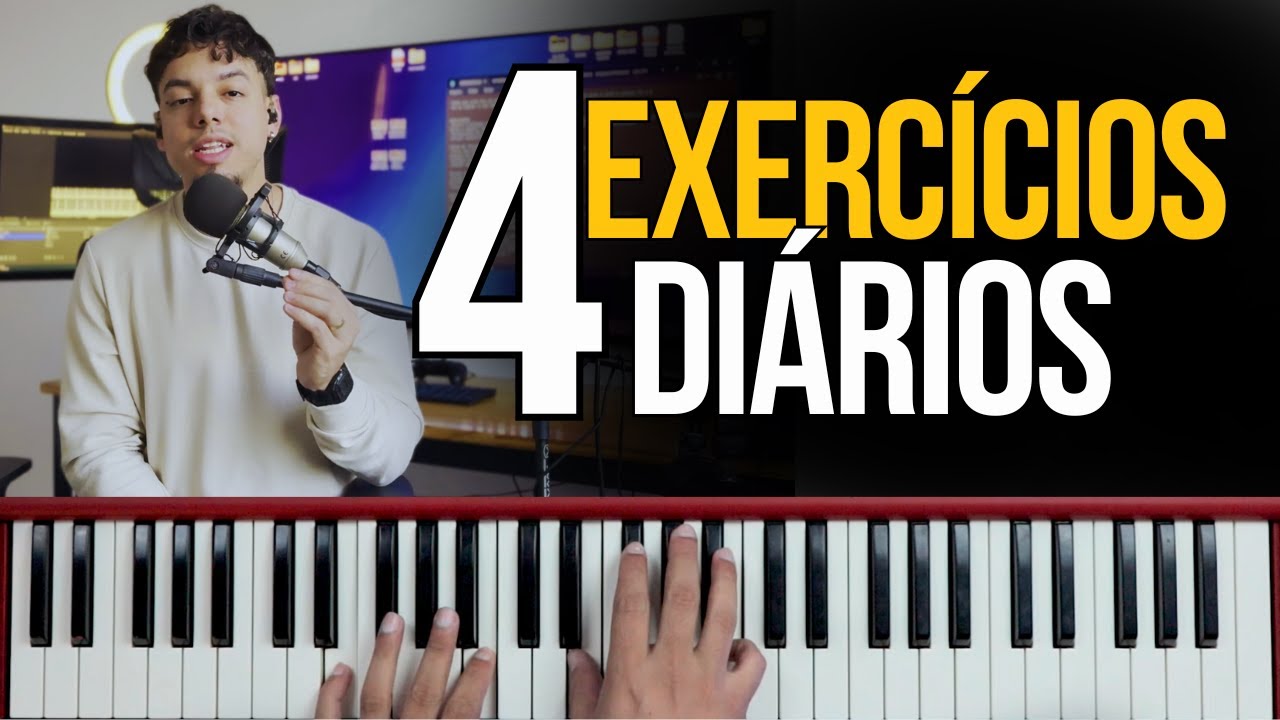 VEJA A MÁGICA ACONTECER! (4 EXERCÍCIOS PRÁTICOS PARA INICIANTES NO TECLADO)