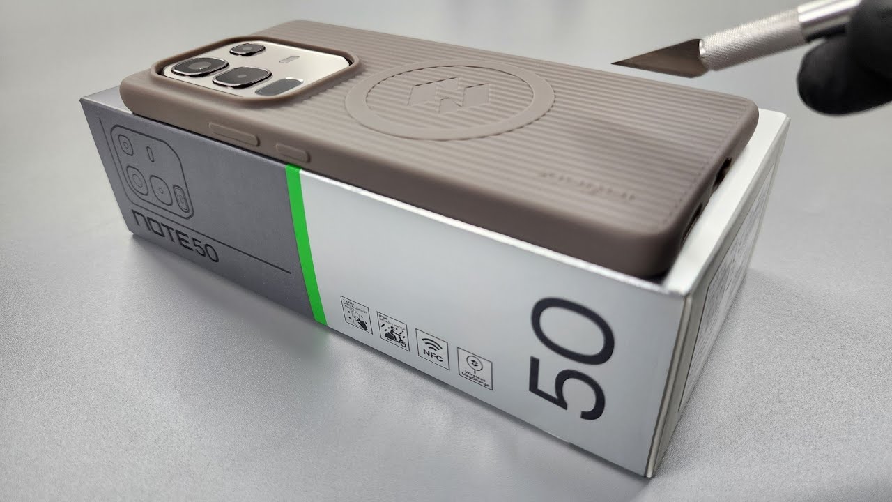 Infinix Note 50(Titanium Grey) 16/256 Unboxing - ASMR