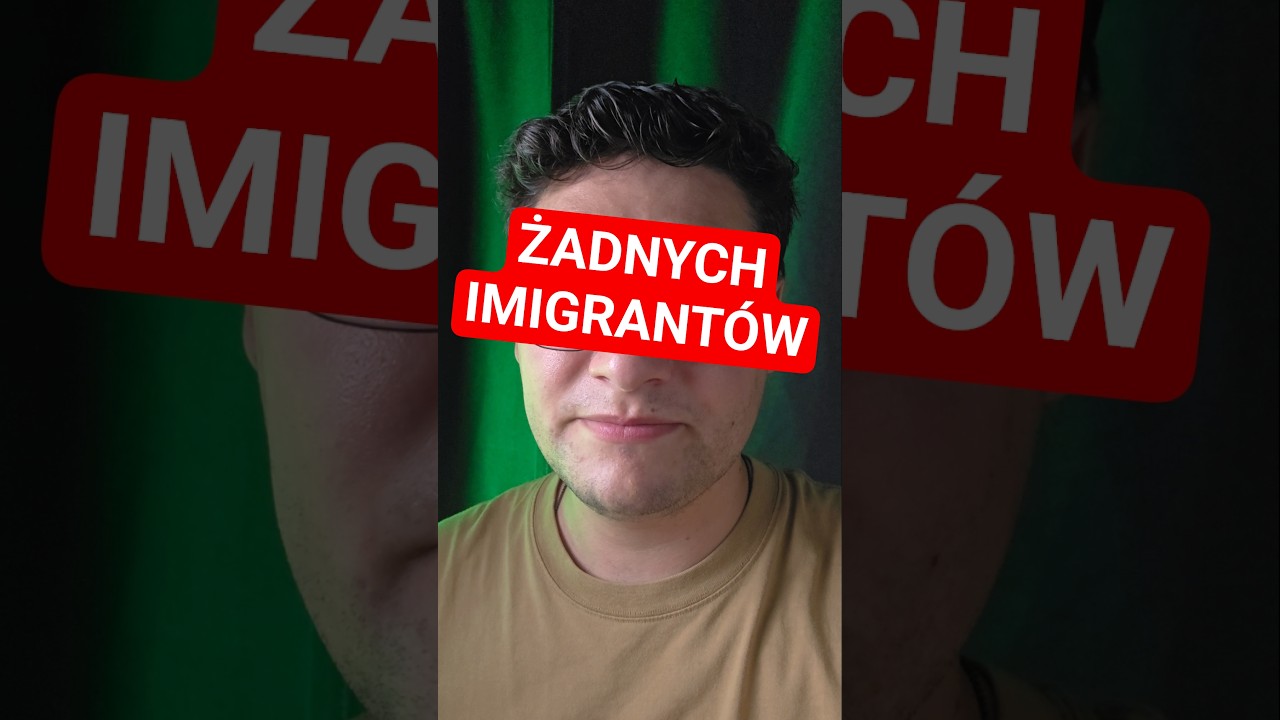Nie istnieje argument, by popierać imigrację do Polski! #imigracja #Polska #Granica