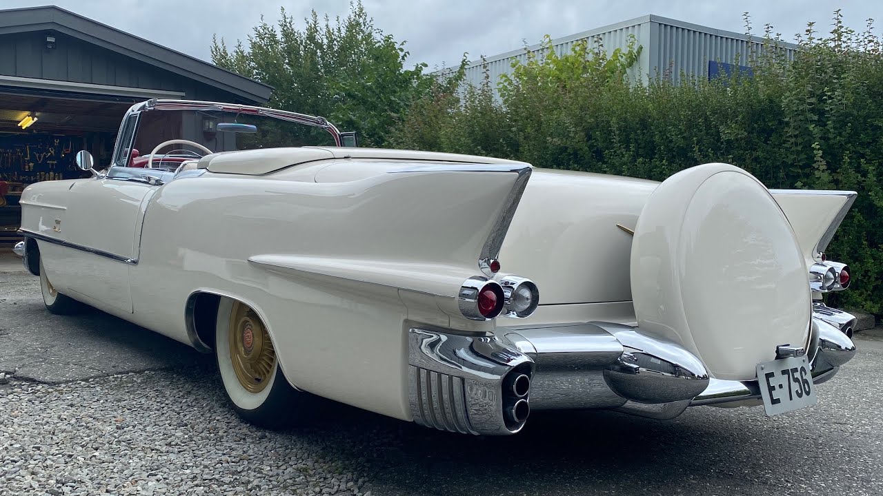 *SOLD* 1956 Cadillac Eldorado Biarritz (365CI V8) Alpine White (Continental Kit)
