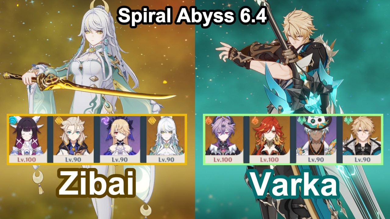 C1 Zibai & C0 Varka | Spiral Abyss 6.4 | Genshin Impact