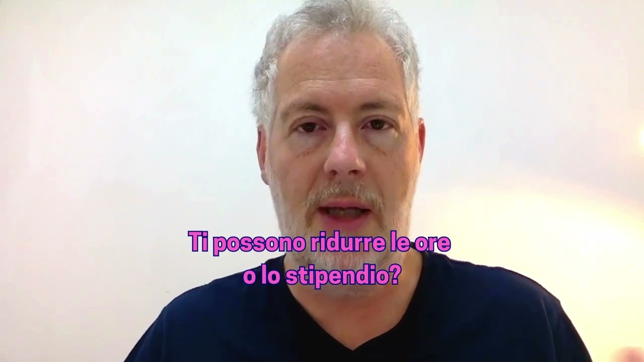 Ti possono ridurre le ore o lo stipendio?