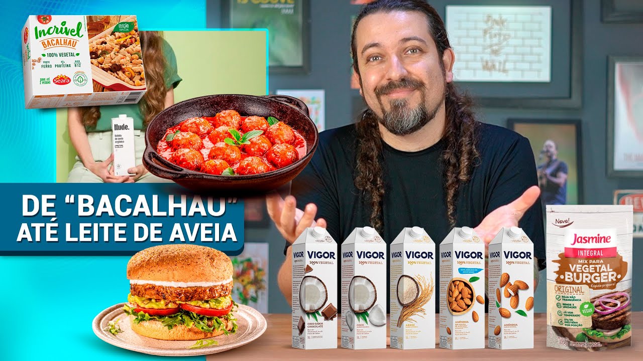 Novos produtos veganos no mercado brasileiro