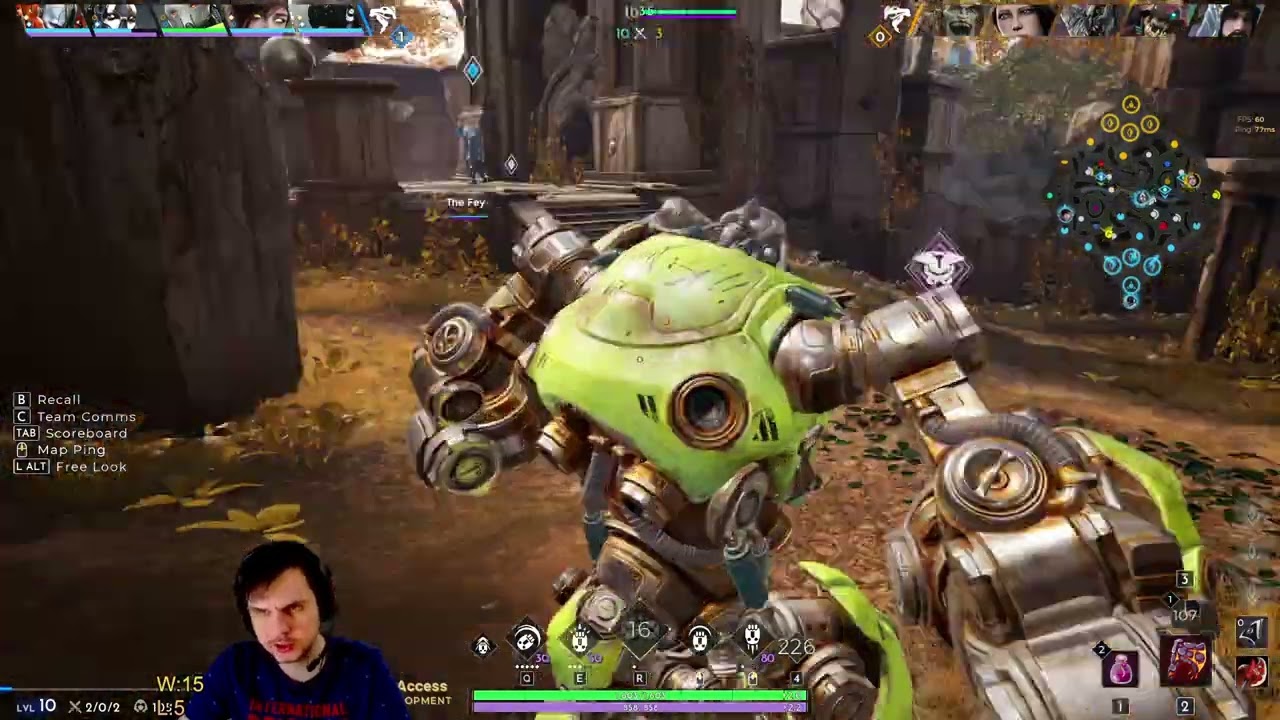 [ГАЙД НА ПЕРСОНАЖА] CRUNCH ИЗ PREDECESSOR НЕ ОБЫЧНАЯ СБОРКА И ГЕЙМПЛЕЙ  OVERPRIME PARAGON