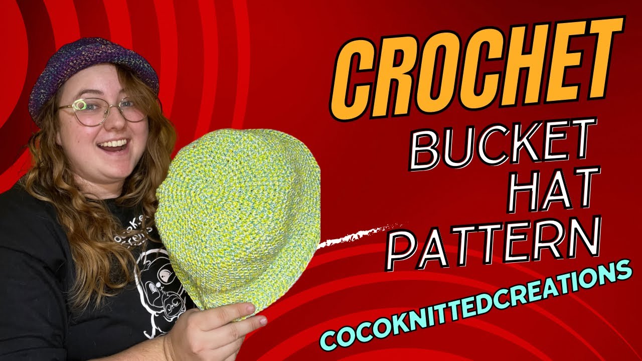 Free Crochet Bucket hat Pattern, crochet pattern, beginner friendly