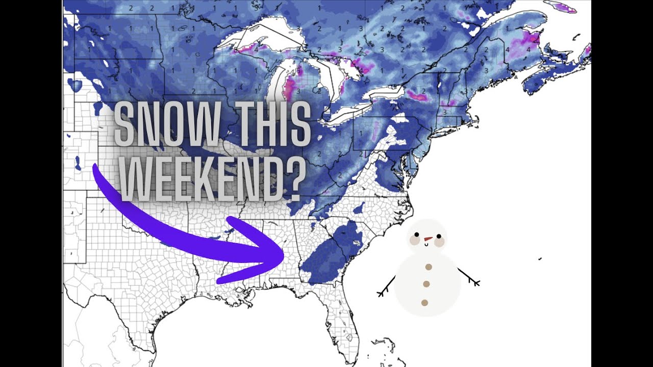 Deep South Snow is Coming This Weekend