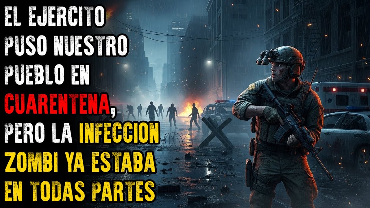 El ejército puso nuestro pueblo en cuarentena, pero la infección zombi ya estaba en todas partes