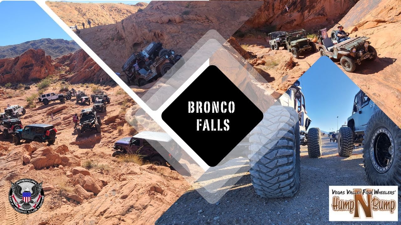 Old Willys vs. Built Rubicons: Hump n Bump Bronco Falls Trail Ride Adventure!