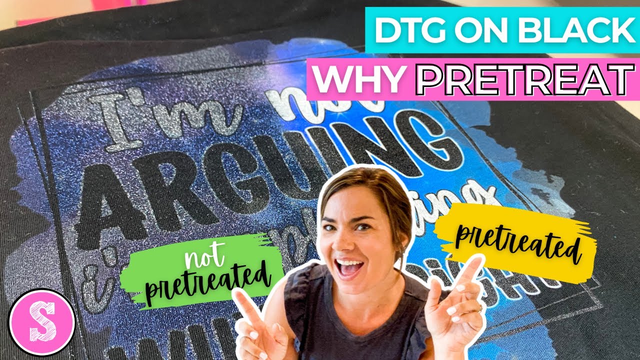 DTG Printing on Black: Why DTG Pretreatment is SO Important