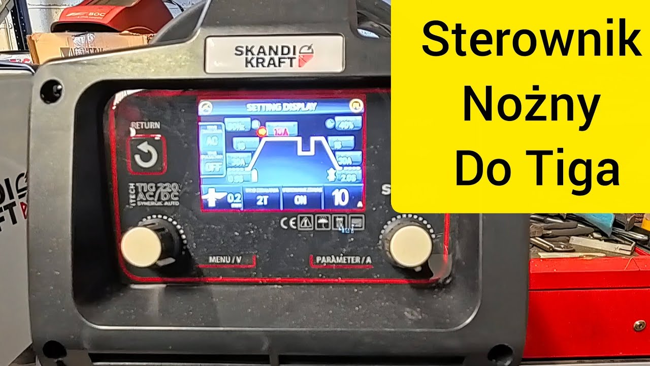 Sterownik nożny do tiga,  skandi kraft ac/dc 220 