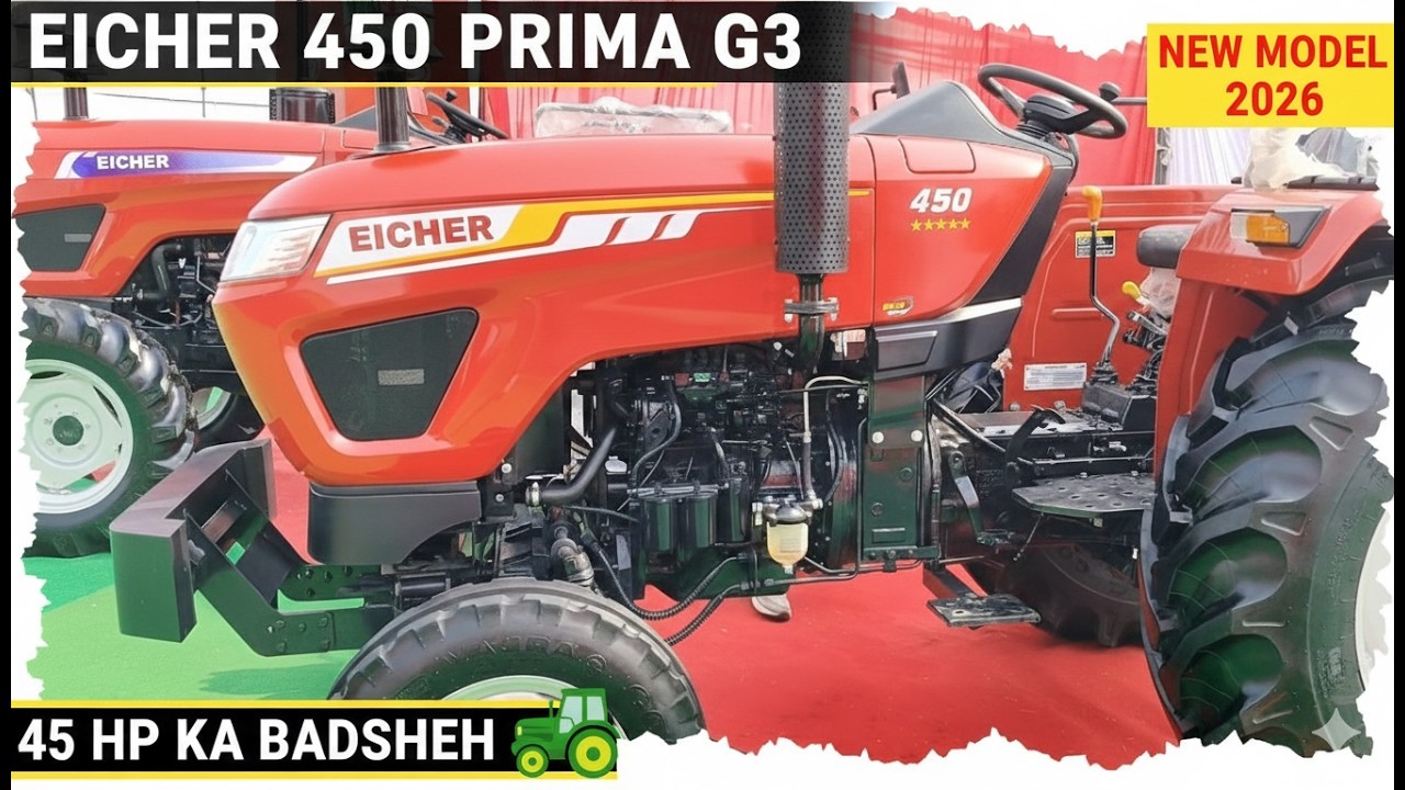 Eicher 450 Prima G3 New Model 2026: Full Review, Features & Price 🚜