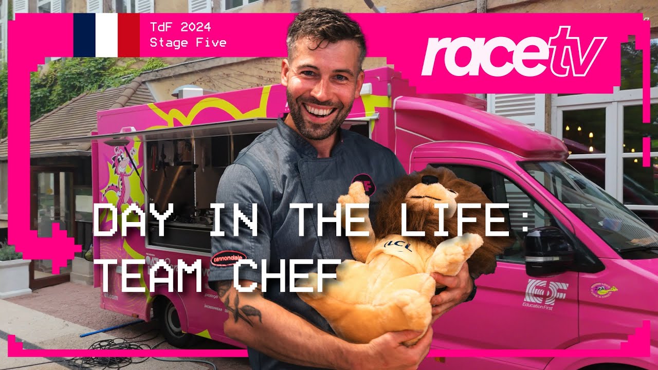 DAY IN THE LIFE OF A WORLD TOUR CHEF -  Stage Five | RaceTV | Tour de France 2024