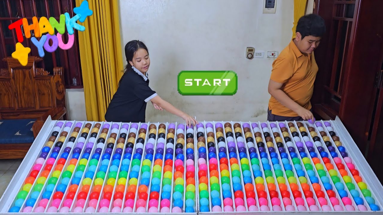 🌈🔥🆚️ Игра на сортировку цветных шариков | Увлекательная ASMR-игра и головоломка - Кто победит? Ур...