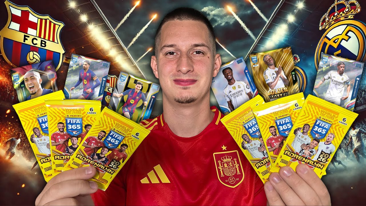 Panini Adrenalyn XL FIFA 365 2026 - El Cl&aacute;sico | Real Madrid - Barcelona