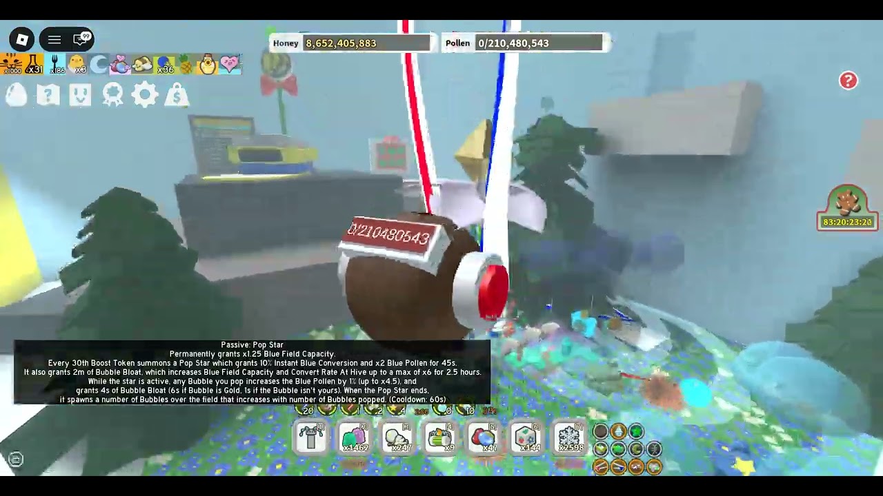 FINALLY GETTING SUPREME STAR AMULET!!!!!!!! #bss #beeswarmsimulator