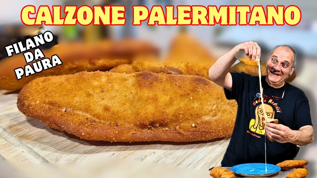 Calzoni Palermitani Fritti: La Ricetta Perfetta con Ripieno Filante!