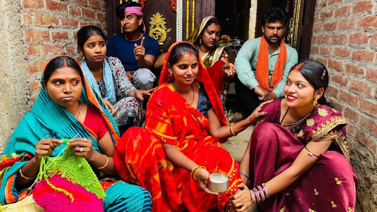 मनबढूं लड़की, देखिये कैसे नईहर में मनमानी करके चाची के घर बनाती खाती है।|Priti Singh Comedy Vlog 