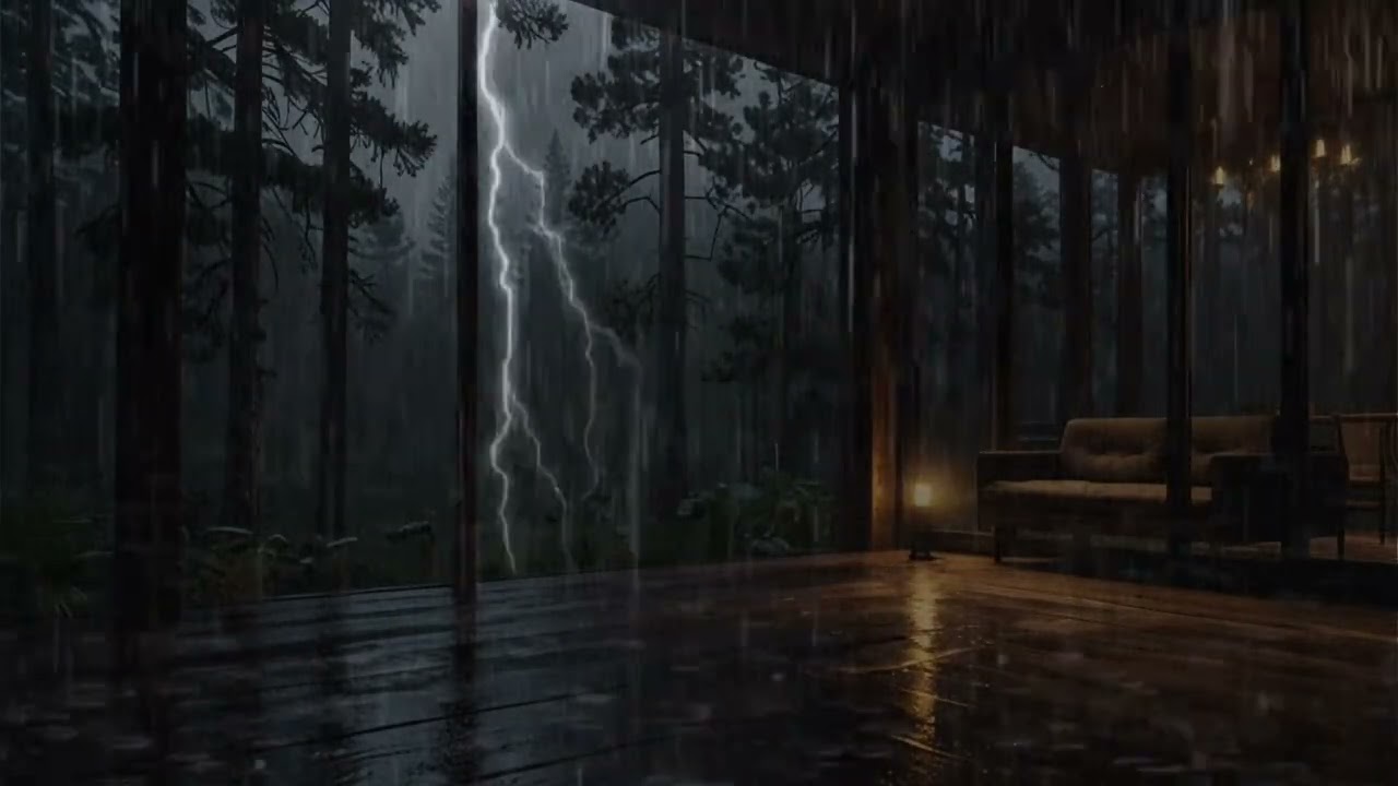 Tropical Cabin in the Rain | Gentle Rain ASMR for Sleep & Relaxation