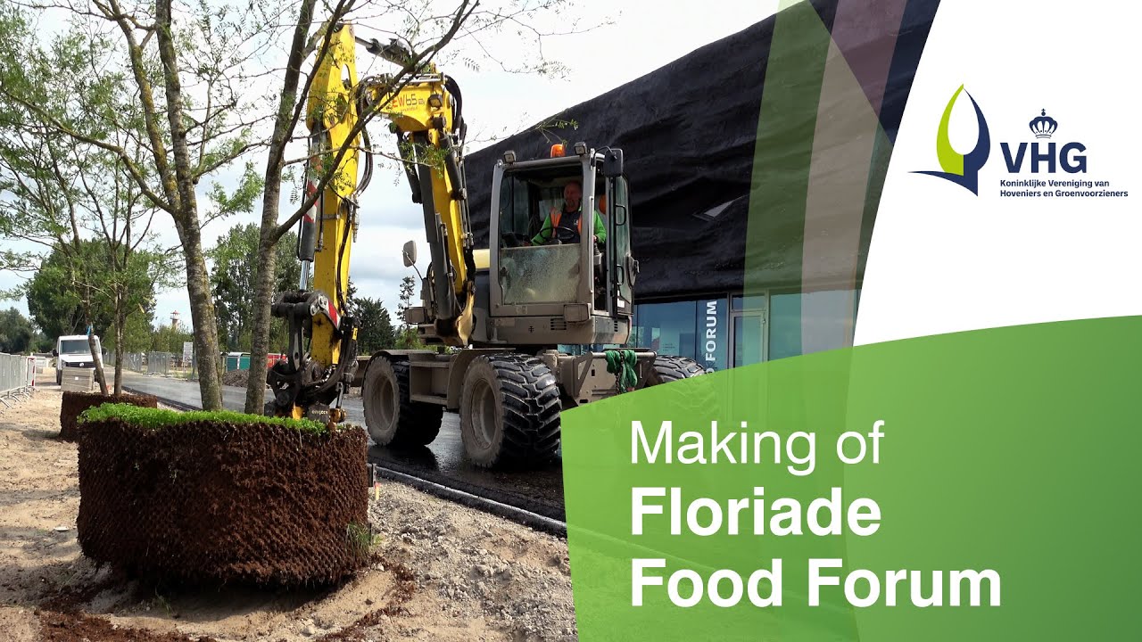 Making of vergroening Food Forum Floriade