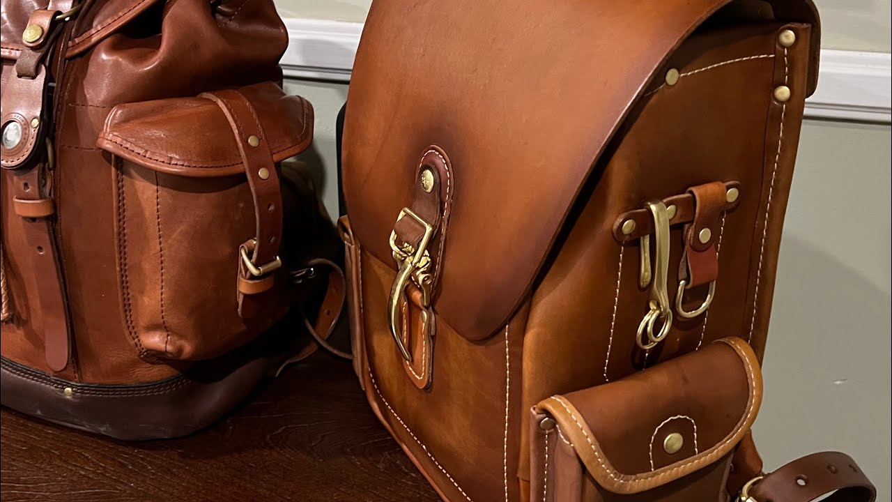 The Heirloom backpack by The Leather Shop, Seattle Washington -“Moose brand” order unboxing