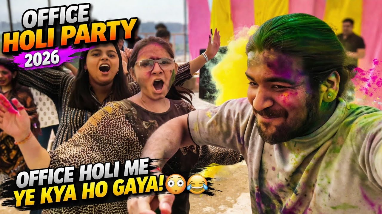 Office Holi Party 2026 | Office Mein Aaj Holi Ka Hungama! 🎨😂