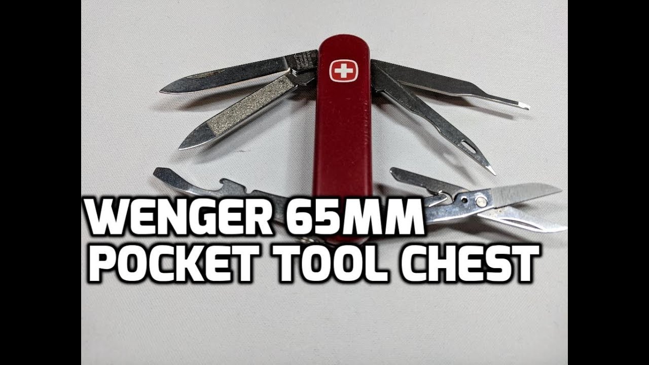 Wenger Pocket Tool Chest 65mm Swiss Army Knife Review (no box to unbox)