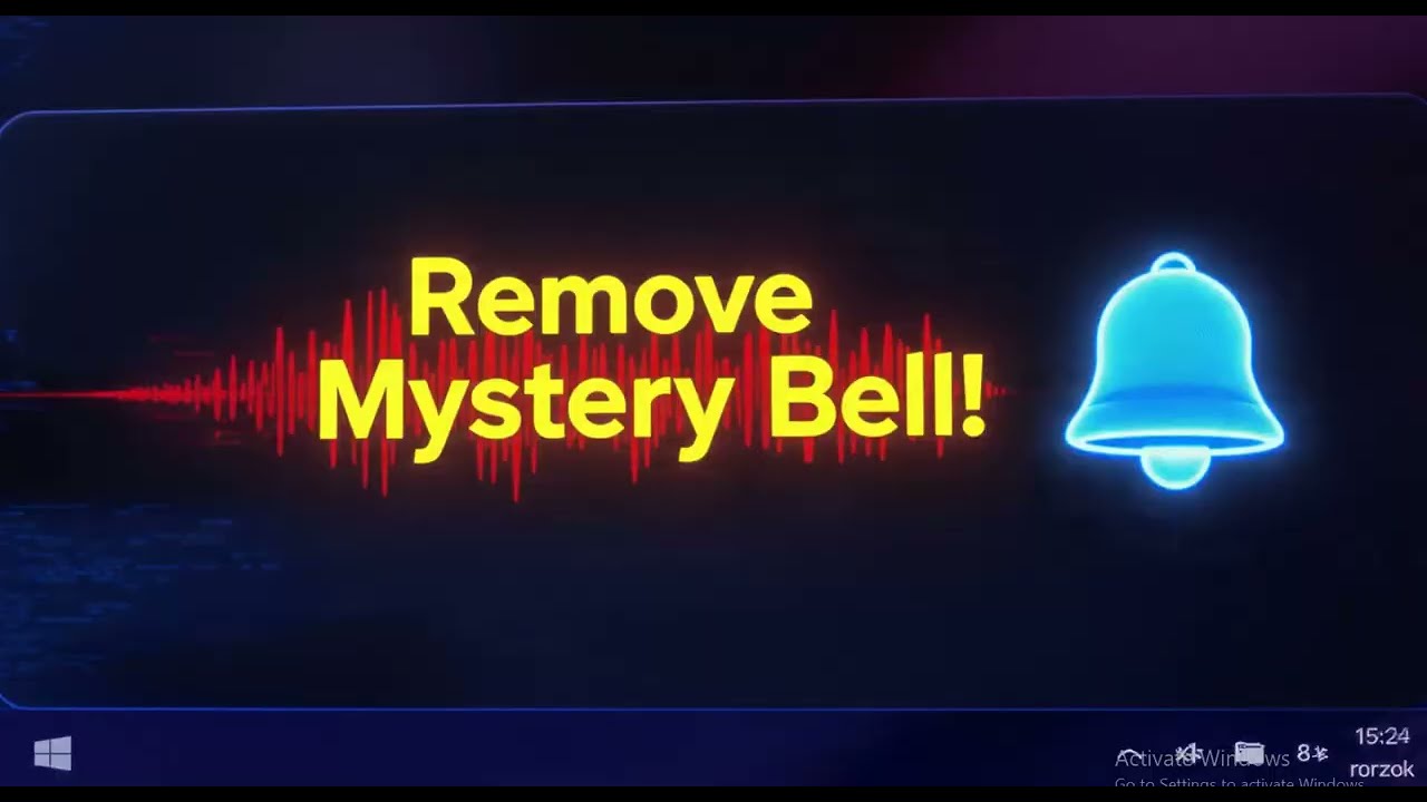 How to remove the mystery bell icon with tooltip from Windows 11 taskbar