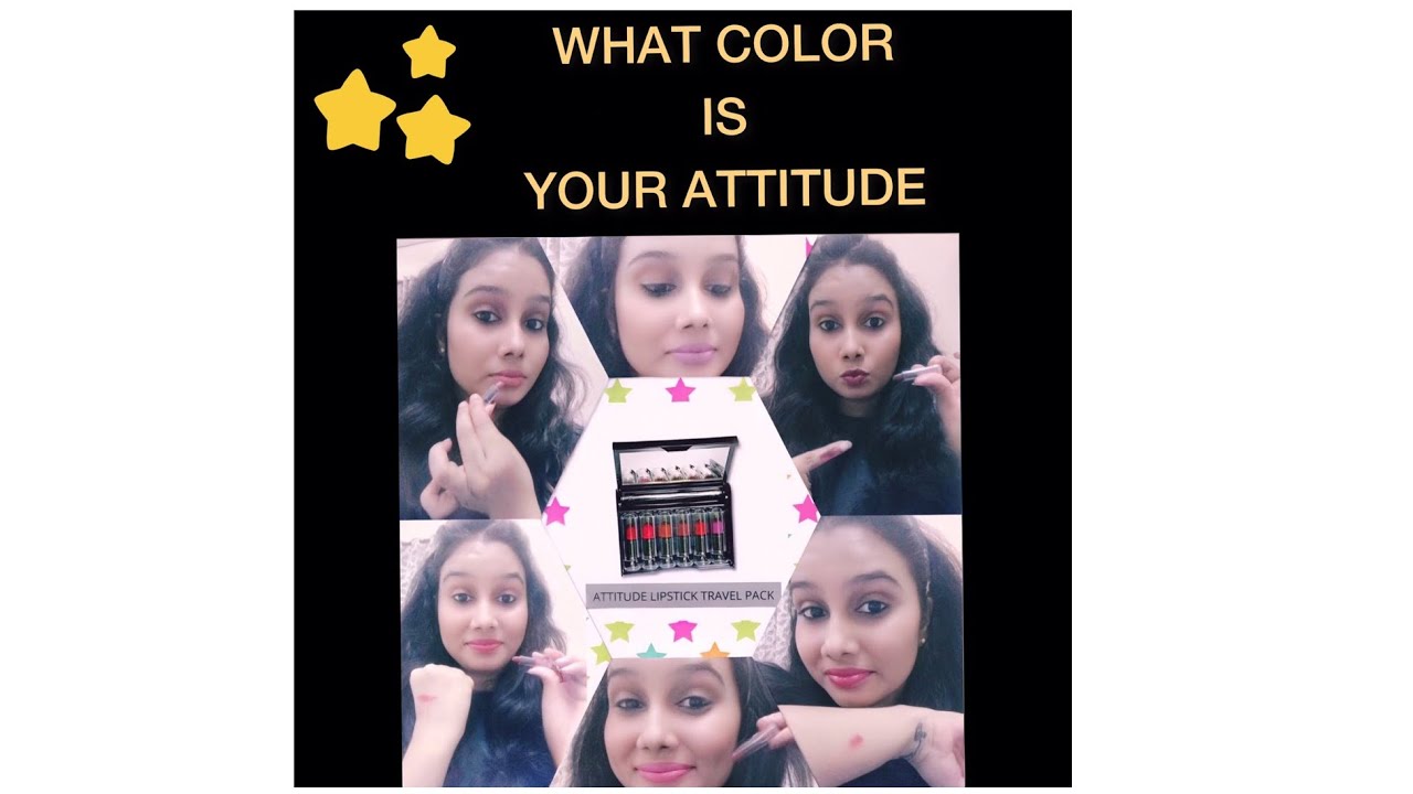 Attitude Lipsticks Demo | Attitude Lipstich Travel Pack | Lip Makeup | Amway India |