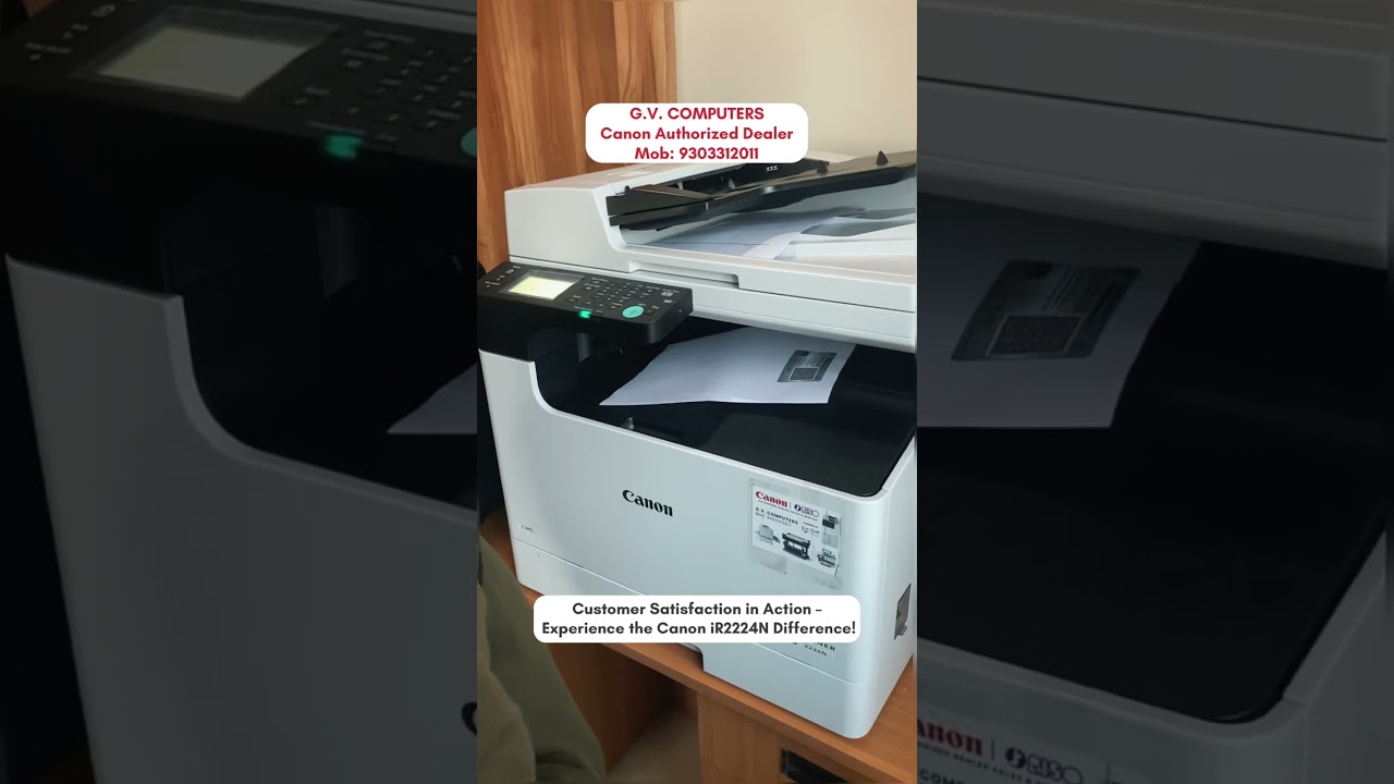 Exclusively at G.V. Computers&ndash; the Canon iR2224N and Expert Service! #canoncopier #2224N #2224