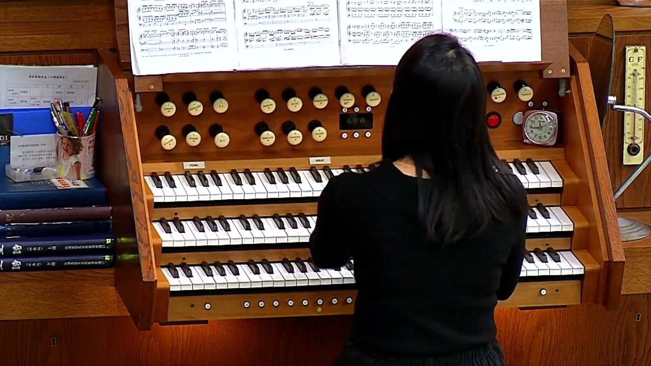 2026.02.01 雙連教會台語禮拜後奏：J  S  Bach: Concerto in A minor, BWV593 1st movement