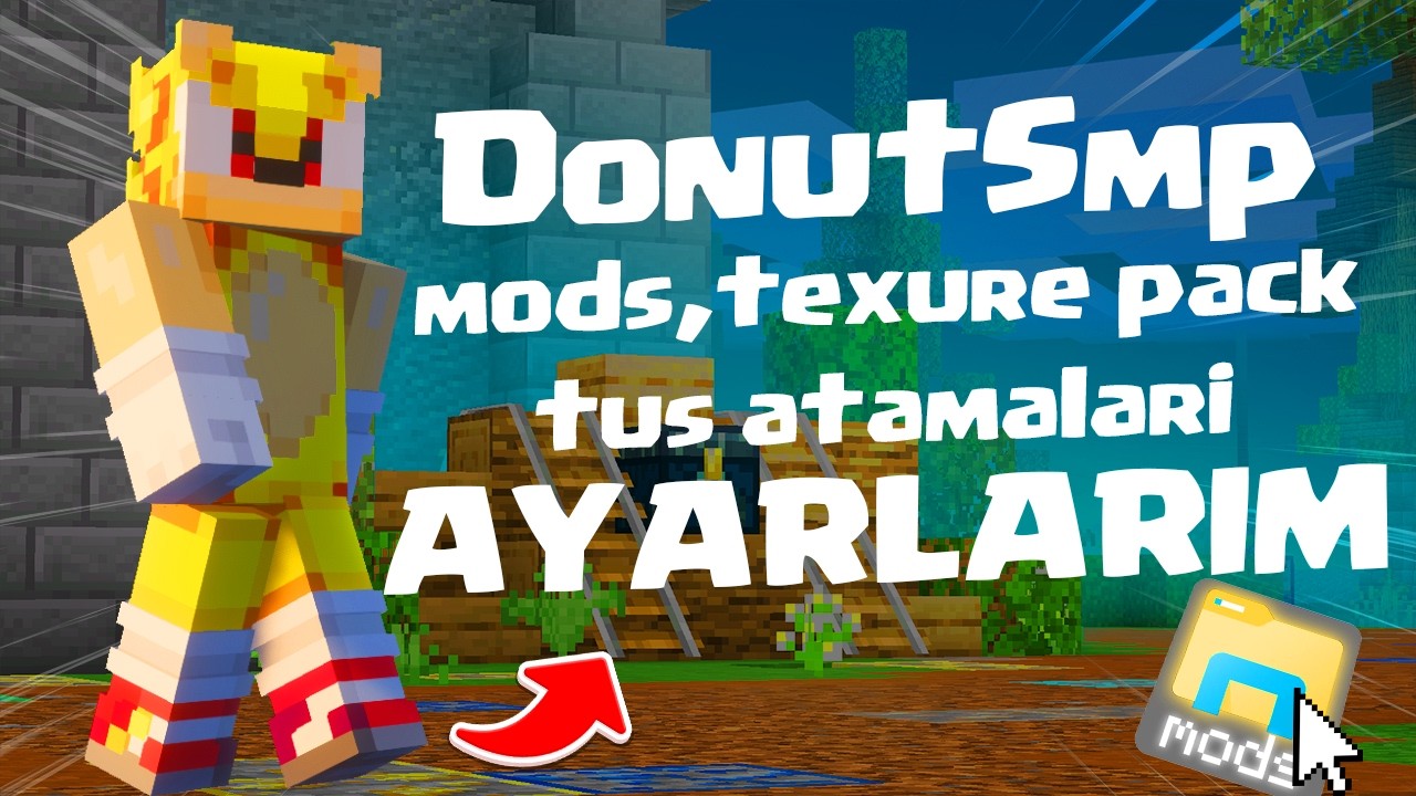 DONUT SMP İÇİN EN İYİ CRİSTAL PVP MODLARI TEXURE PACKLERİ VE AYARLARİ (DONUT SMP)