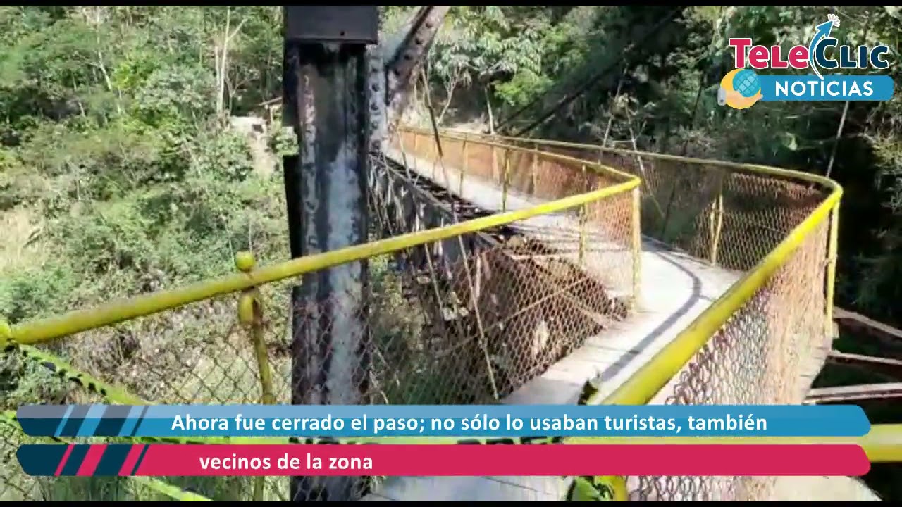 Puente en Cascada de Texolo “ya era un peligro” y ninguna autoridad hizo nada