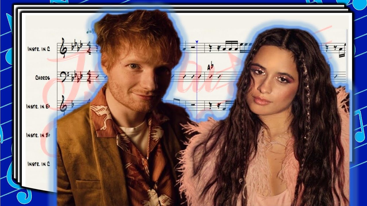 Camila Cabello - Bam Bam ft  Ed Sheeran PARTITURA