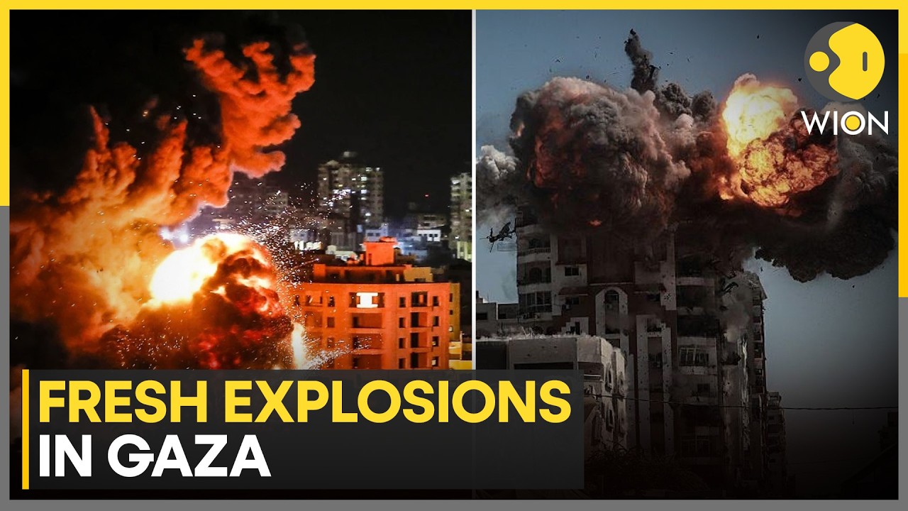 Israel-Gaza War: Fresh Explosions Rock Gaza As Israeli Strikes Reported Across Strip | WION