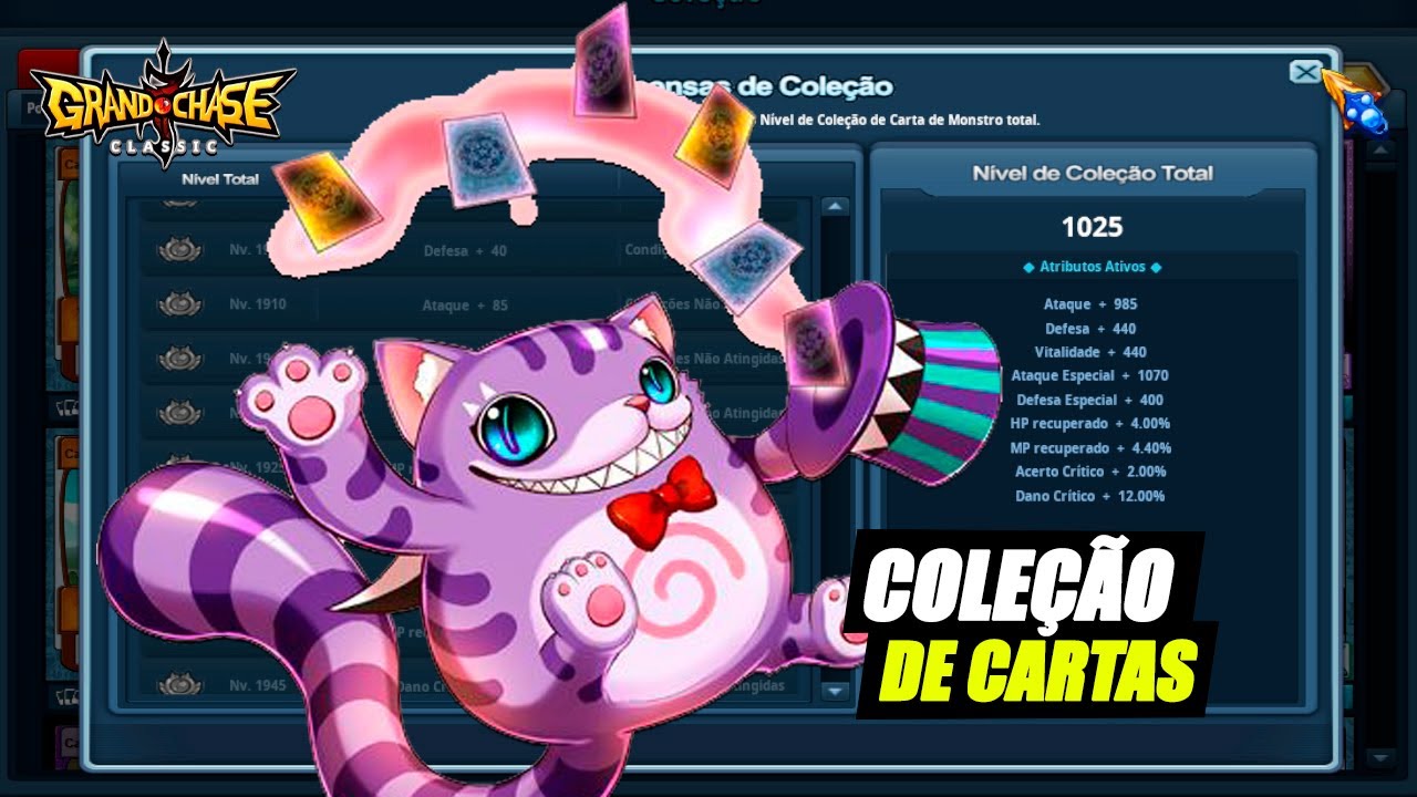 Guia Cole&ccedil;&atilde;o de Cartas - Grand Chase Classic