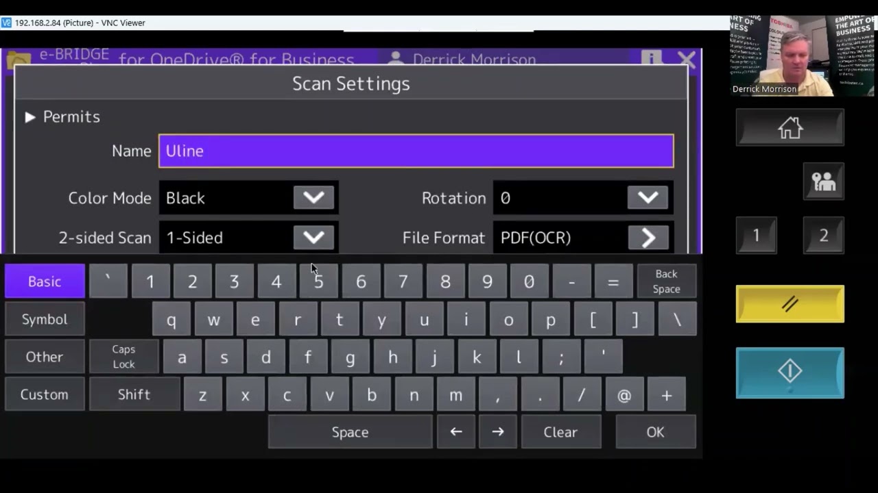 Scan to OneDrive for Business 2024 via the latest Toshiba eStudio copier app.