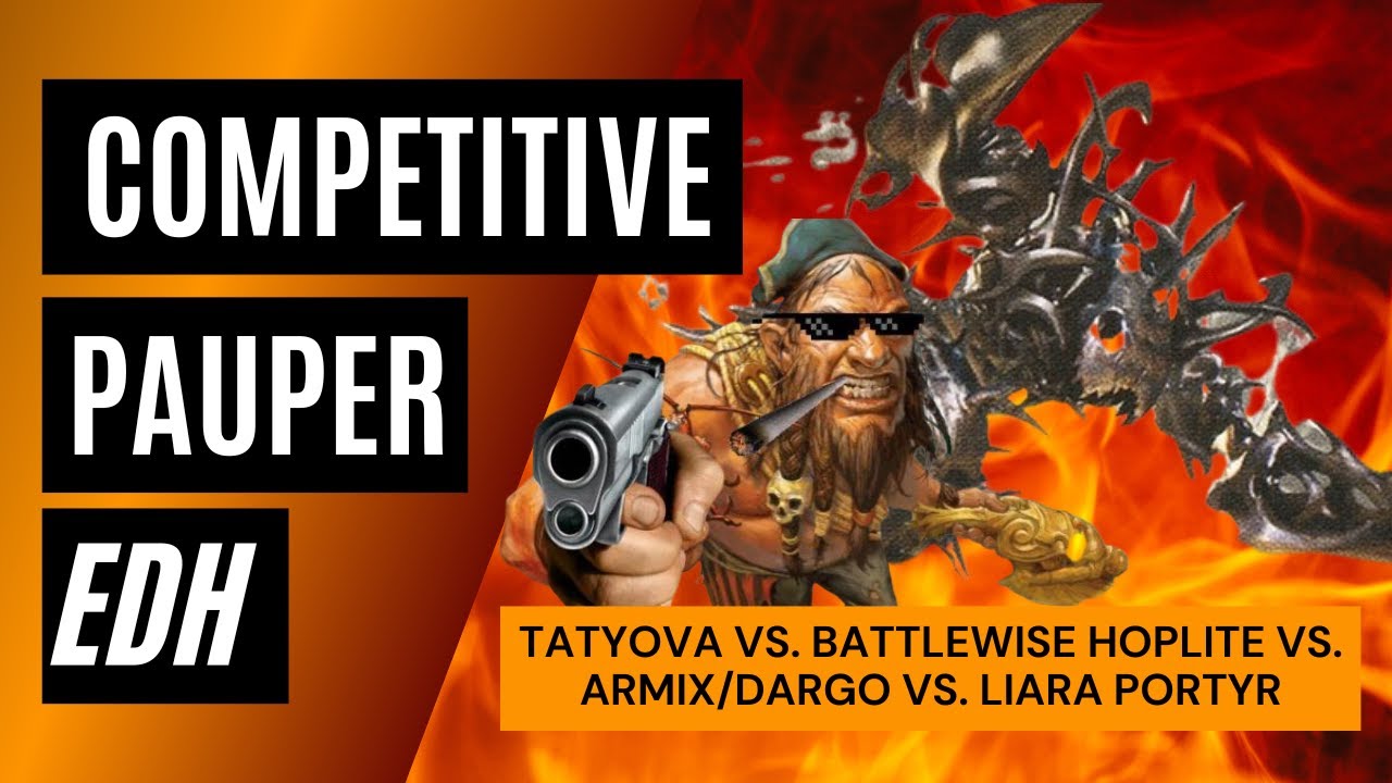 cPDH Gameplay - Tatyova vs Battlewise Hoplite vs Armix/Dargo vs Liara Portyr