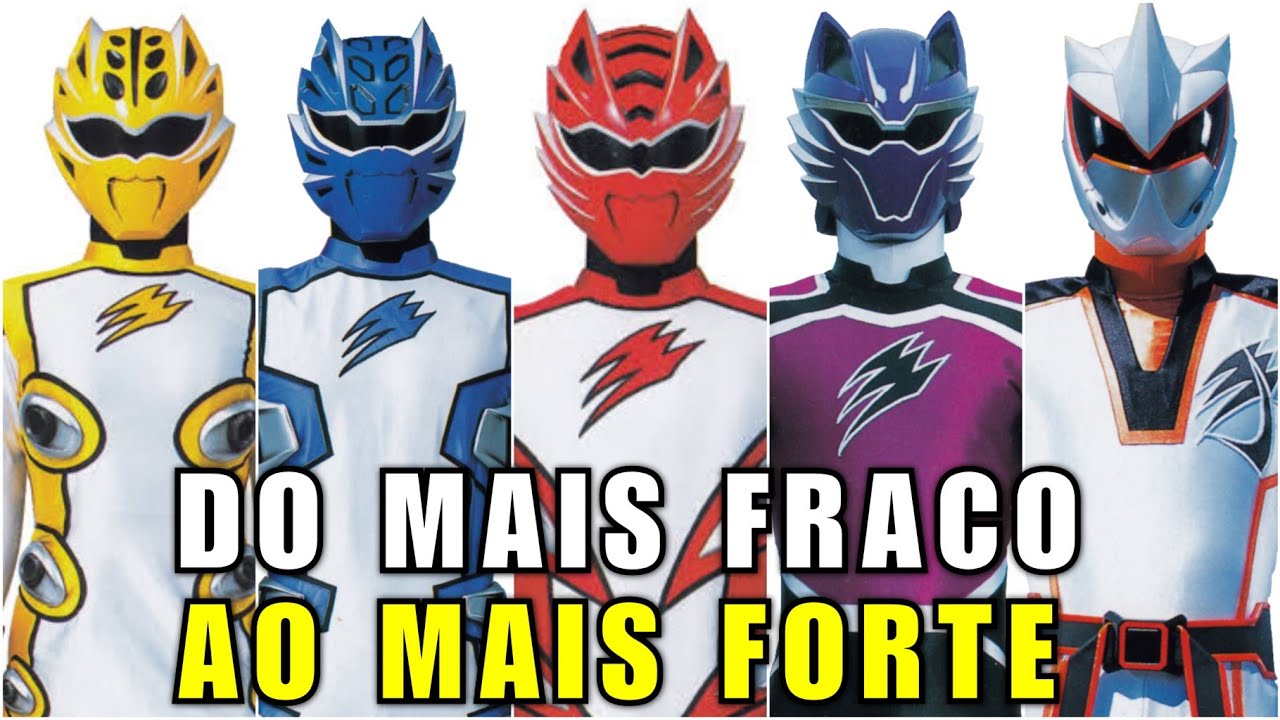 Ranqueando todos os 10 Rangers de Power Rangers Fúria da Selva!