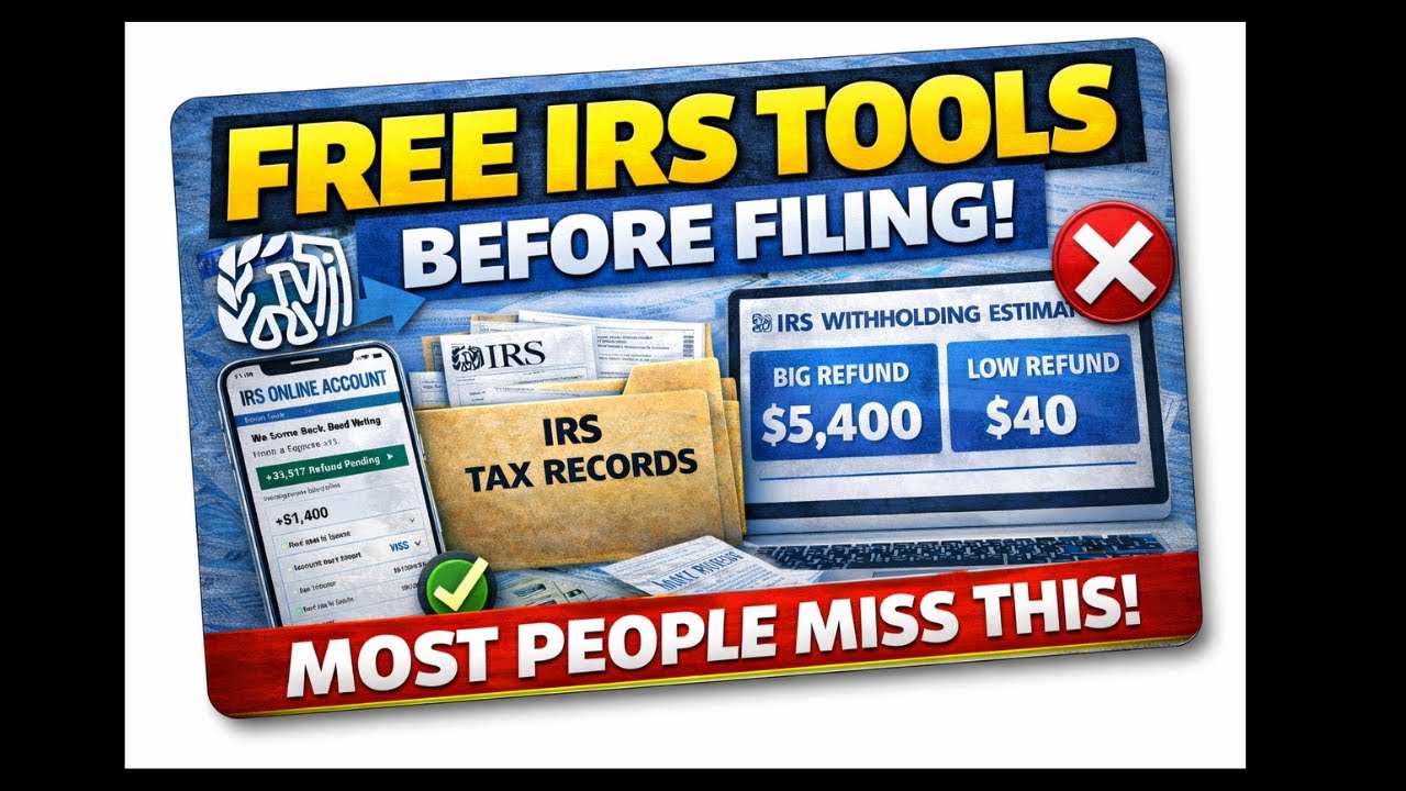 IRS Tools You Should Use Before Filing