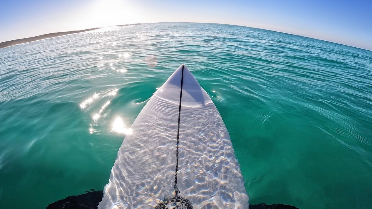 SURFING UP THE COAST IN MAGICAL WATER! (SURF VLOG)
