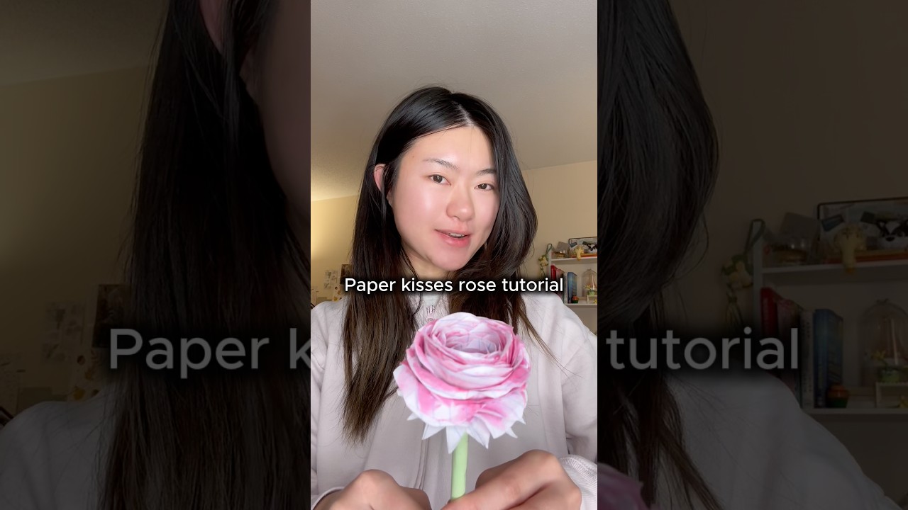 Урок по созданию розы из бумаги 🌹💋