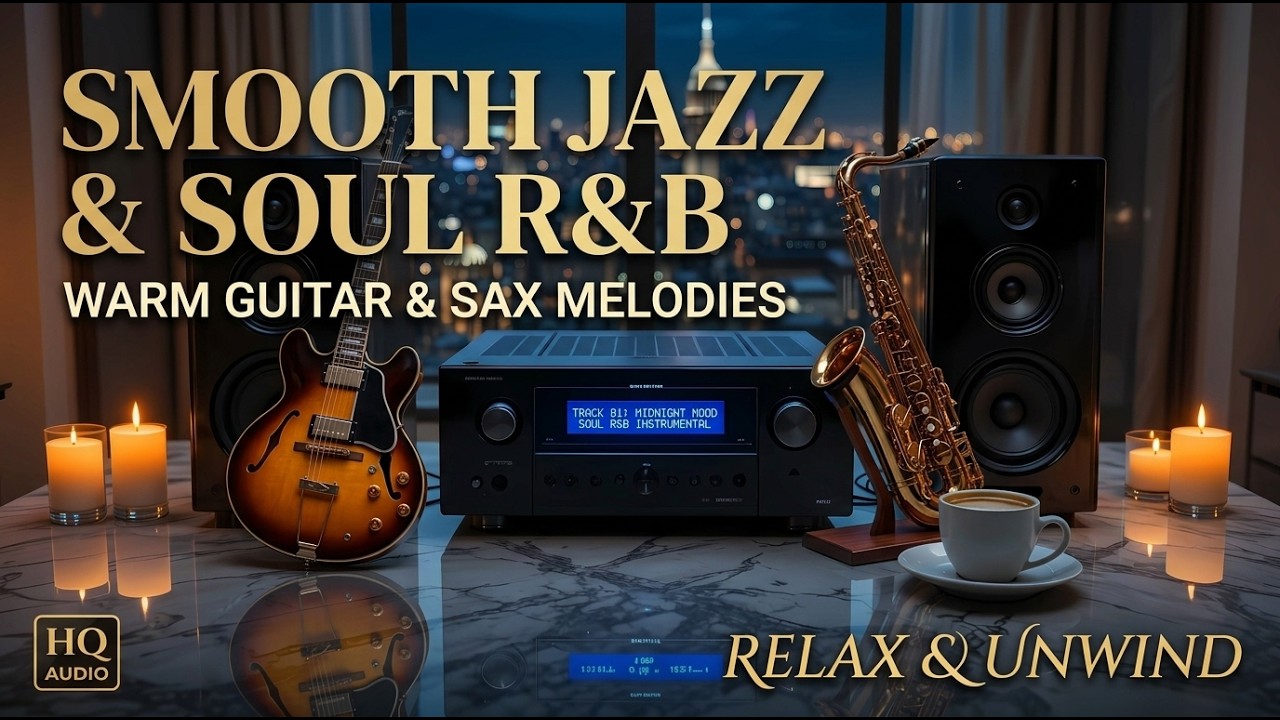 Smooth Jazz & Soul R&B instrumental – Warm Guitar & Sax Melodies for Relaxing and Peaceful Moments.