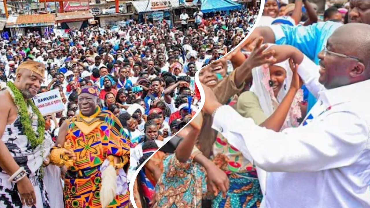 Bawumia Storms Ga Homowo Festival, Ga Mantse, Otumfuor Pulls Massive Crowd
