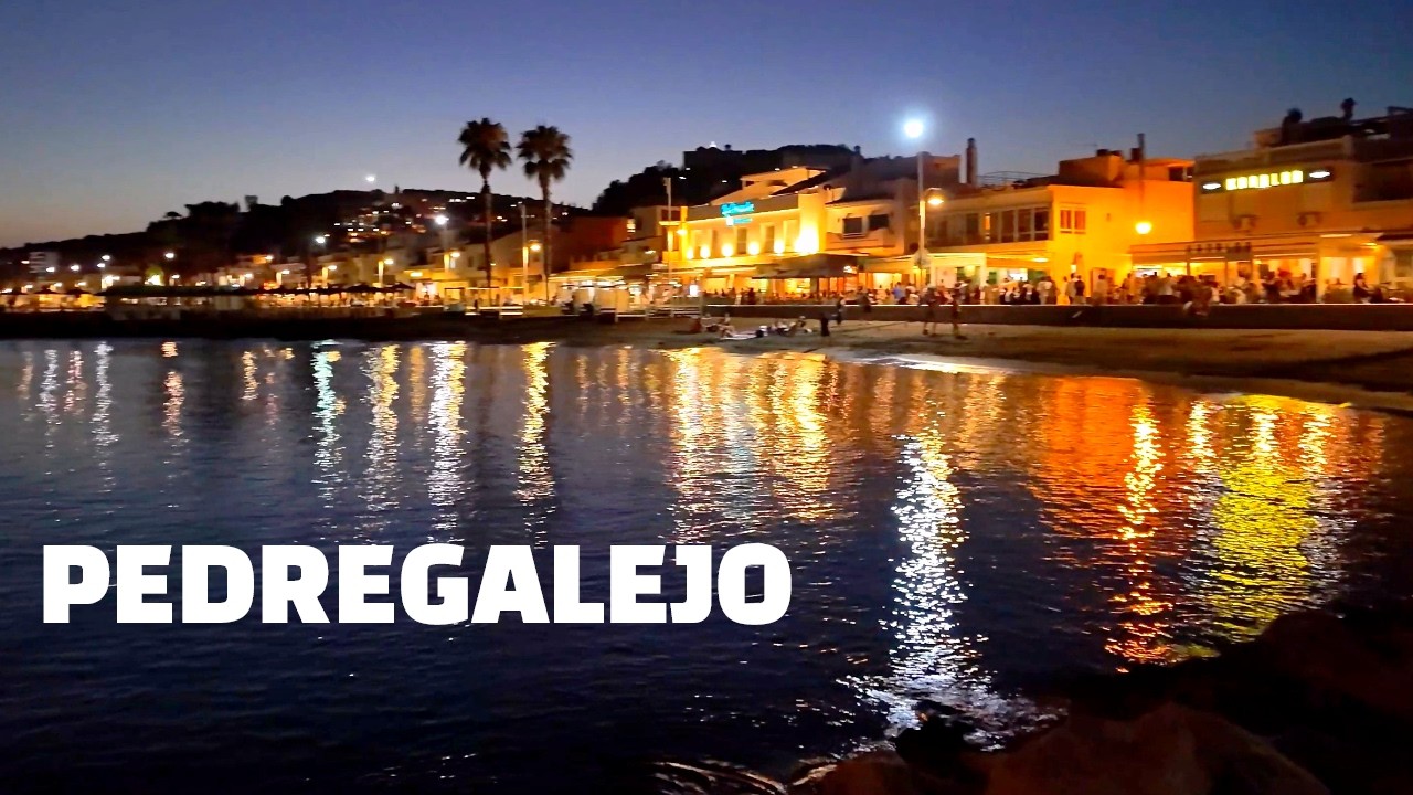 🐟 Best Fish in M&aacute;laga & Beautiful Summer Night 🌙  Pedregalejo July Walk Costa del Sol [Spain 4K]