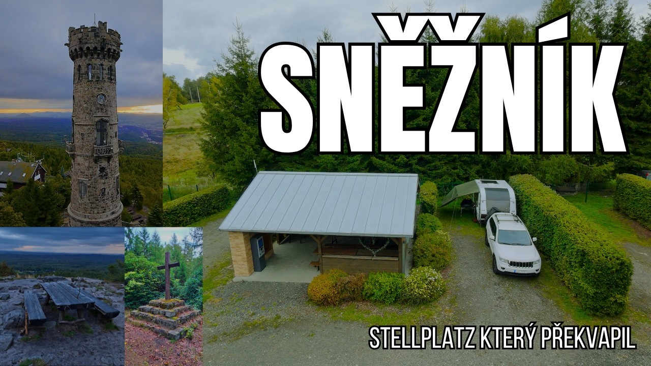Vyrazil jsem na Stellplatz Sněžník do hor