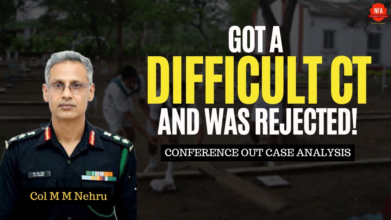Why Did He Get Conference Out | SSB Experience Analysis w Col M M Nehru | No Frills Academy